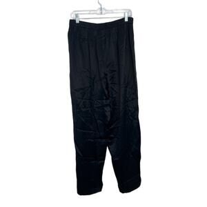 Vintage R & M Richards by Karen Wong Black Dress Palazzo Loose Pants Size 16W